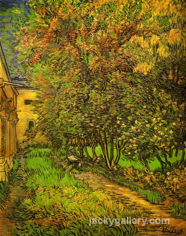 The Garden of Saint-Paul Hospital, Van Gogh painting